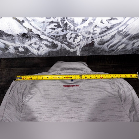 Folds Of Honor/JOHNNIE-O VAUGHN QUARTER ZIP SZ L - Picture 10 of 11